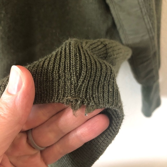 Vintage Military Streetwear Commando Sweater in Army Green - Size Medium - Picture 5 of 5